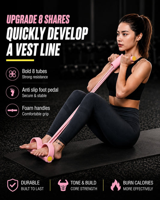 8-Tube Yoga Pedal Puller